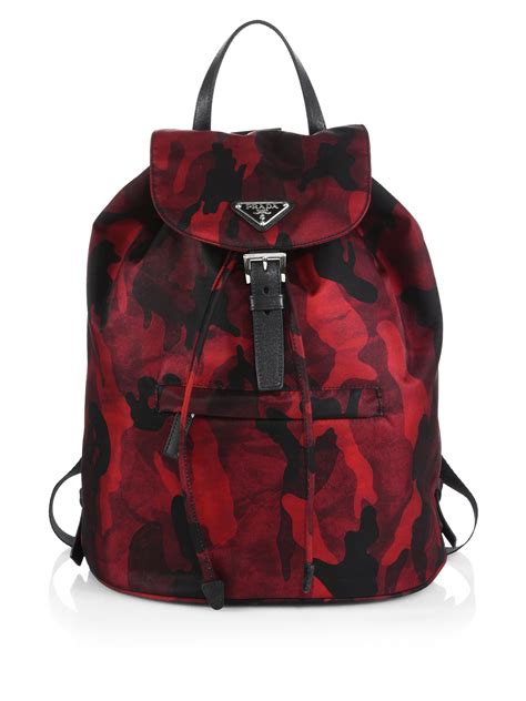 prada camouflage backpack price|designer Prada backpack.